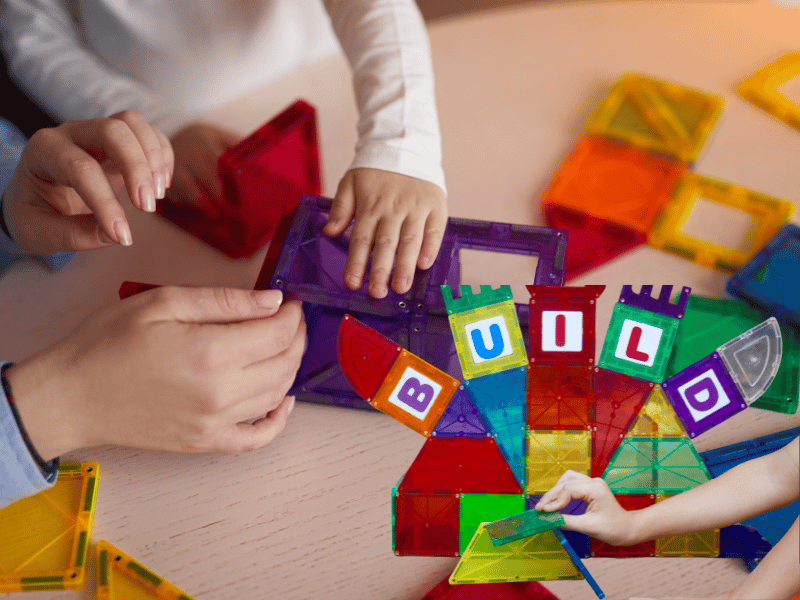 magnetic tiles are a good option as a open-end toy