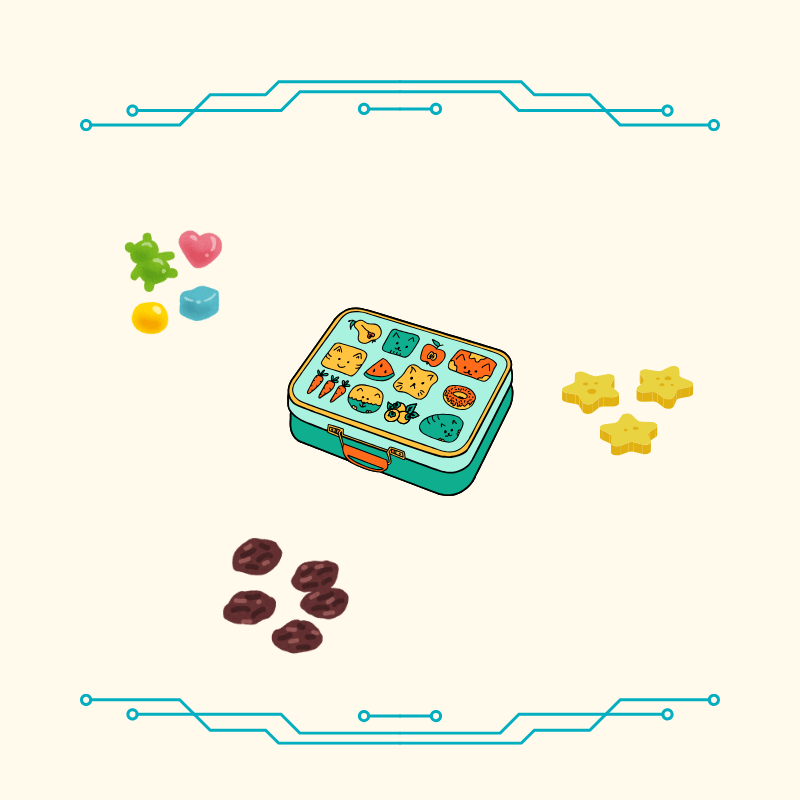 snack box is particularly neat to keep kids distracted