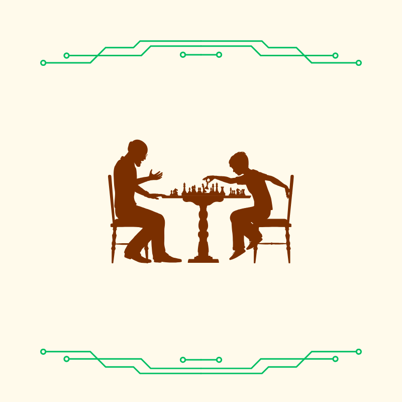 father and son can compete in a board game